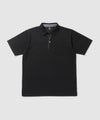 NAVY SARARI リップル 無地スキッパーポロシャツ メンズ商品サムネイル-18