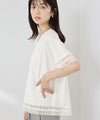 NAVY  SARARI 冷感 UVカット 袖レースTシャツ レディース メール便 対応商品商品サムネイル-5