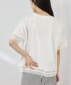 NAVY SARARI 冷感 UVカット 袖レースTシャツ レディース メール便 対応商品商品サムネイル-6
