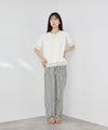 NAVY  SARARI 冷感 UVカット 袖レースTシャツ レディース メール便 対応商品商品サムネイル-9