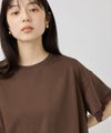 NAVY SARARI 冷感 UVカット シフォン使いTシャツ レディース メール便 対応商品商品サムネイル-7