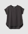 NAVY  SARARI 冷感 UVカット チュールレース使いTシャツ レディース メール便 対応商品商品サムネイル-3