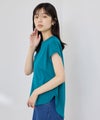 NAVY SARARI 冷感 UVカット チュールレース使いTシャツ レディース メール便 対応商品商品サムネイル-5