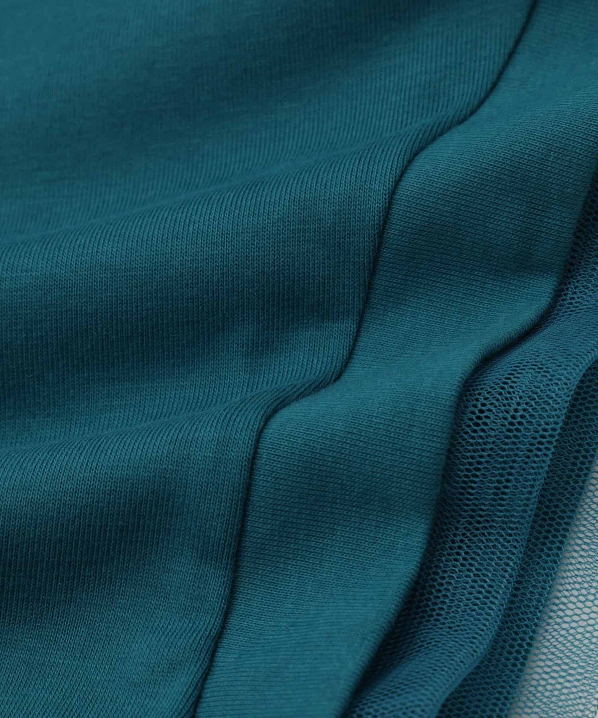 NAVY SARARI 冷感 UVカット チュールレース使いTシャツ レディース メール便 対応商品