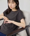 [値下げ]NAVY  SARARI 冷感 UVカット チュールレース使いTシャツ レディース メール便 対応商品商品サムネイル-10