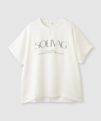 NAVY SARARI 冷感 UVカット シボ生地フロントプリントプルオーバー レディース メール便 対応商品