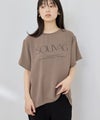 NAVY SARARI 冷感 UVカット シボ生地フロントプリントプルオーバー レディース メール便 対応商品商品サムネイル-3
