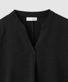 NAVY SARARI 冷感 UVカット シボ生地スキッパーネックプルオーバー レディース メール便 対応商品商品サムネイル-6