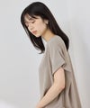 NAVY  SARARI 冷感 UVカット シボ生地クルーネックプルオーバー レディース メール便 対応商品商品サムネイル-7