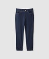 NAVY  SARARI 冷感 デニムライク ジャージースリムテーパード パンツ レディース商品サムネイル-3