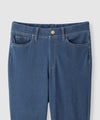NAVY  SARARI 冷感 デニムライク ジャージースリムテーパード パンツ レディース商品サムネイル-5
