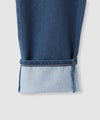 NAVY  SARARI 冷感 デニムライク ジャージースリムテーパード パンツ レディース商品サムネイル-7