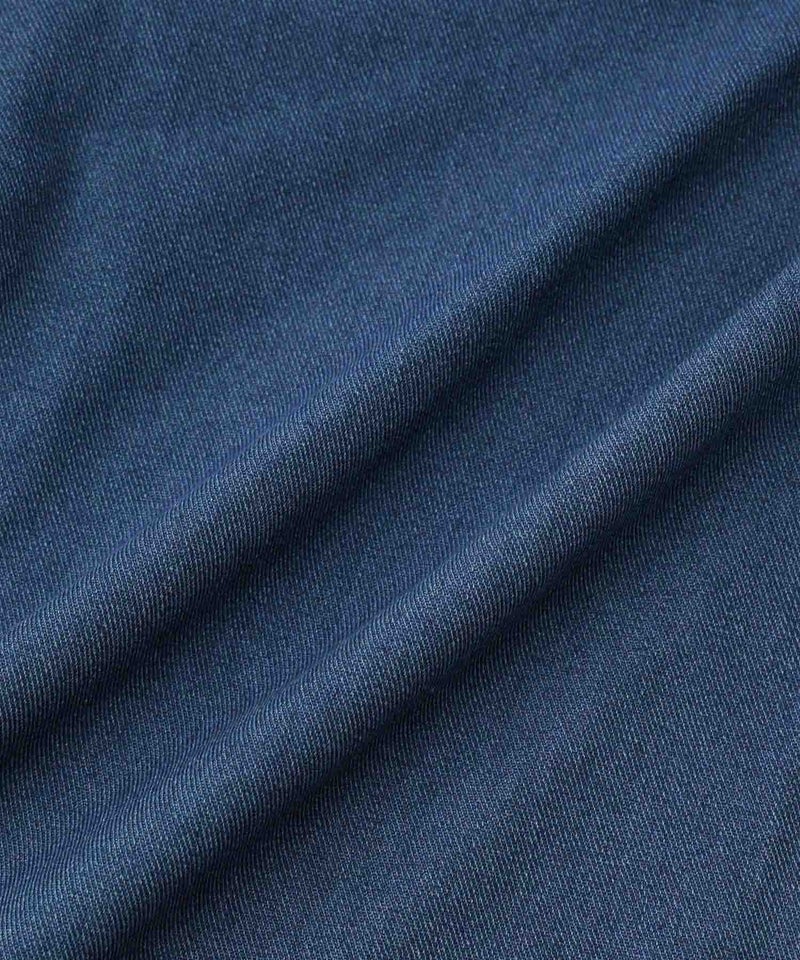NAVY  SARARI 冷感 デニムライク ジャージースリムテーパード パンツ レディース商品画像-8