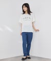 [値下げ]NAVY  SARARI 冷感 デニムライク ジャージースリムテーパード パンツ レディース商品サムネイル-8