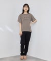 NAVY SARARI 冷感 デニムライク ジャージースリムテーパード パンツ レディース商品サムネイル-9