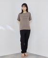 NAVY SARARI 冷感 デニムライク ジャージースリムテーパード パンツ レディース商品サムネイル-10