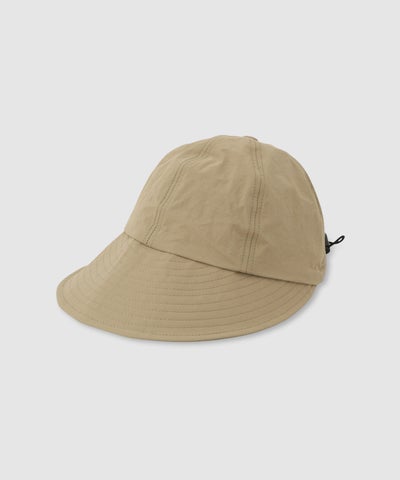 はっ水加工 ベーシックつば広キャップ レディース