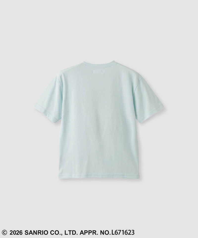 サンリオキャラクターズ ポチャッコ スパンコール サガラ刺繍 半袖Tシャツ キッズ メール便 対応商品商品画像-3
