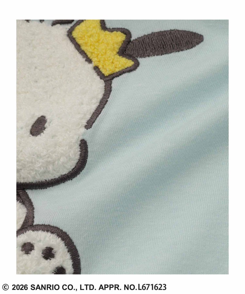 サンリオキャラクターズ ポチャッコ スパンコール サガラ刺繍 半袖Tシャツ キッズ メール便 対応商品商品画像-8