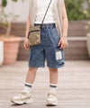 Simplify  ケミカルウォッシュ カーゴハーフパンツ キッズ商品サムネイル-2