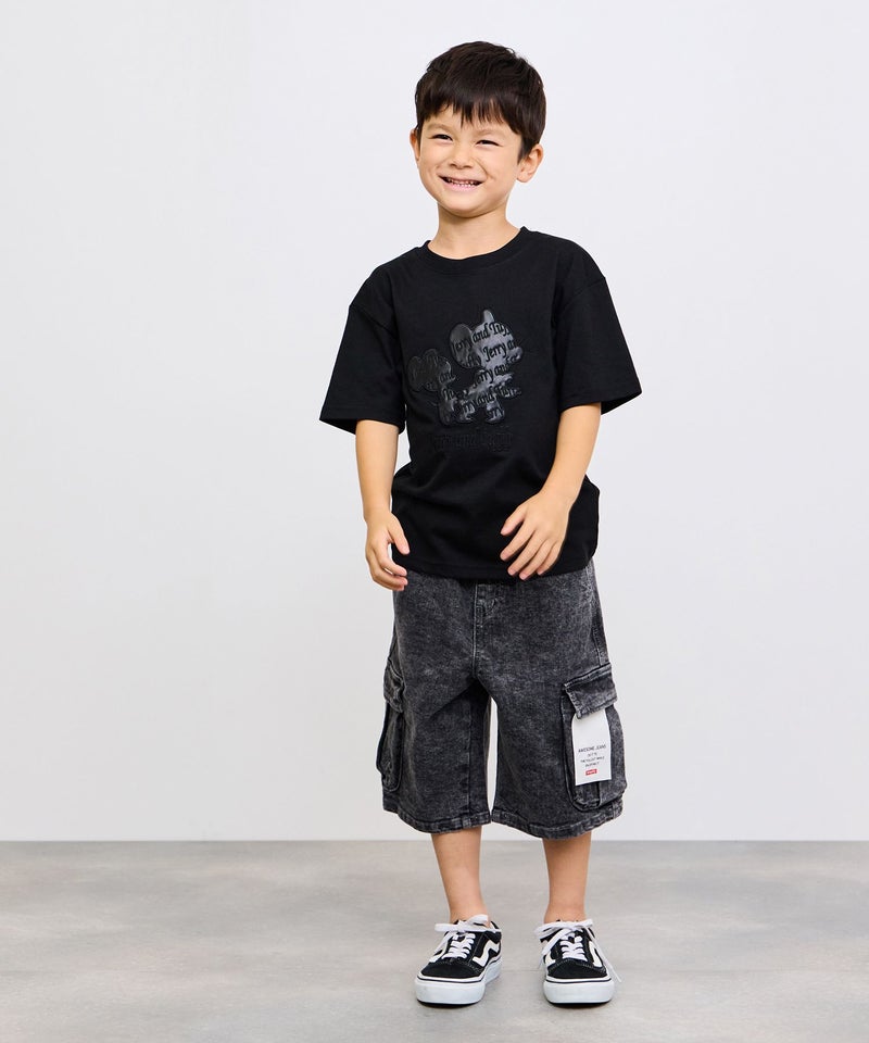 [期間限定価格]Simplify  ケミカルウォッシュ カーゴハーフパンツ キッズ商品画像-4
