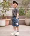 Simplify  ケミカルウォッシュ カーゴハーフパンツ キッズ商品サムネイル-8
