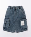 Simplify ケミカルウォッシュ カーゴハーフパンツ キッズ商品サムネイル-10