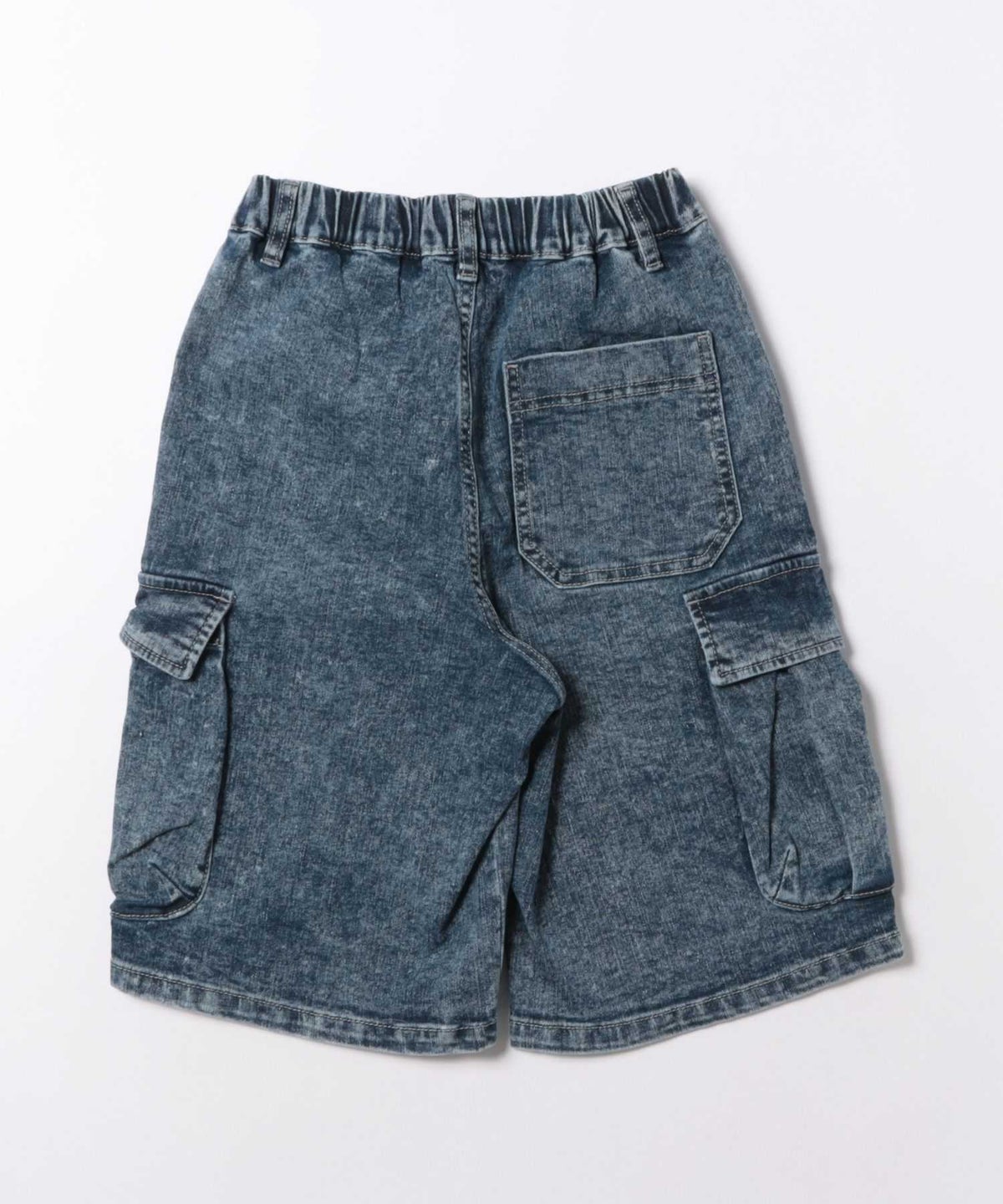Simplify ケミカルウォッシュ カーゴハーフパンツ キッズ