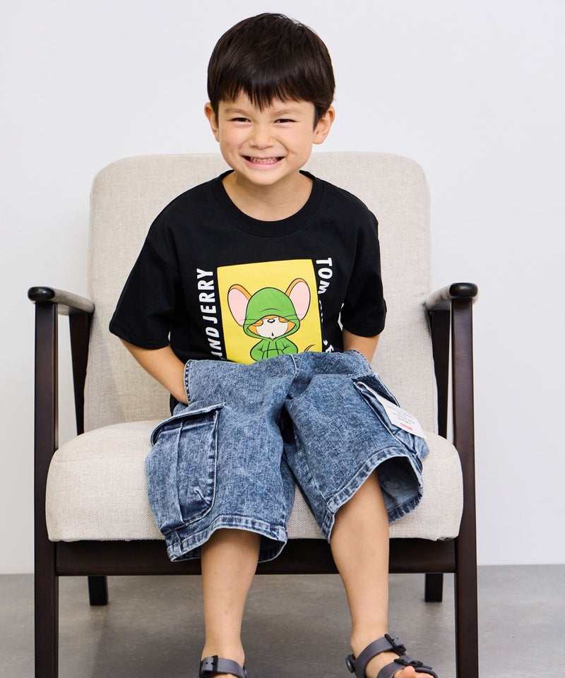 [期間限定価格]Simplify  ケミカルウォッシュ カーゴハーフパンツ キッズ商品画像-14