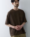 URBAN COLLECTION  メッシュ配色オーバーサイズクルーネックTシャツ メンズ メール便 対応商品商品サムネイル-3