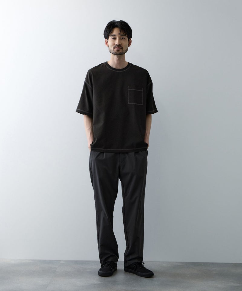URBAN COLLECTION メッシュ配色オーバーサイズクルーネックTシャツ メンズ メール便 対応商品商品画像-7