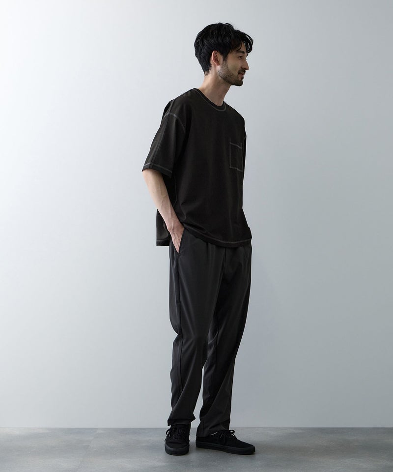URBAN COLLECTION メッシュ配色オーバーサイズクルーネックTシャツ メンズ メール便 対応商品商品画像-8