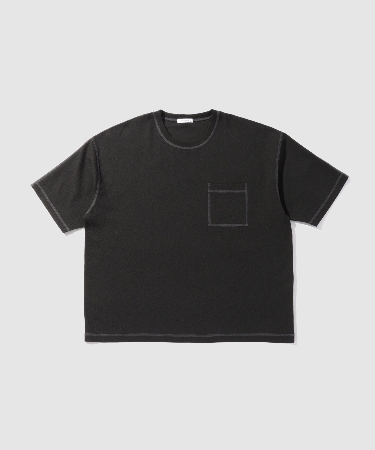 URBAN COLLECTION メッシュ配色オーバーサイズクルーネックTシャツ メンズ