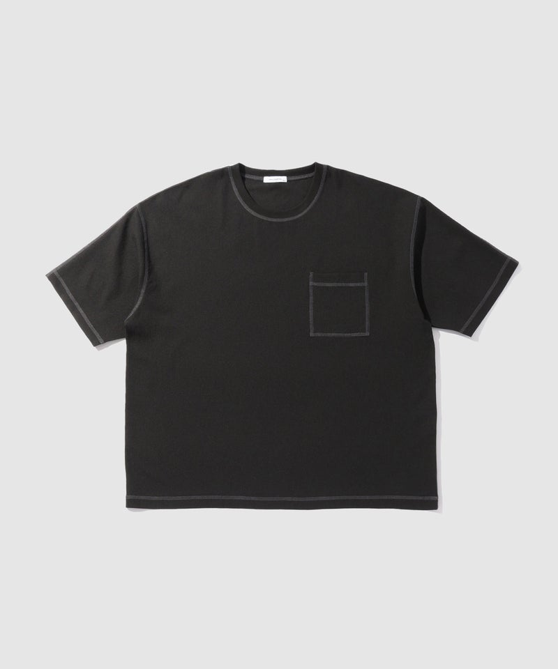 URBAN COLLECTION  メッシュ配色オーバーサイズクルーネックTシャツ メンズ メール便 対応商品商品画像-15