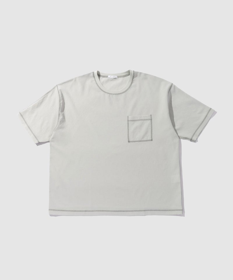 URBAN COLLECTION  メッシュ配色オーバーサイズクルーネックTシャツ メンズ メール便 対応商品商品画像-16