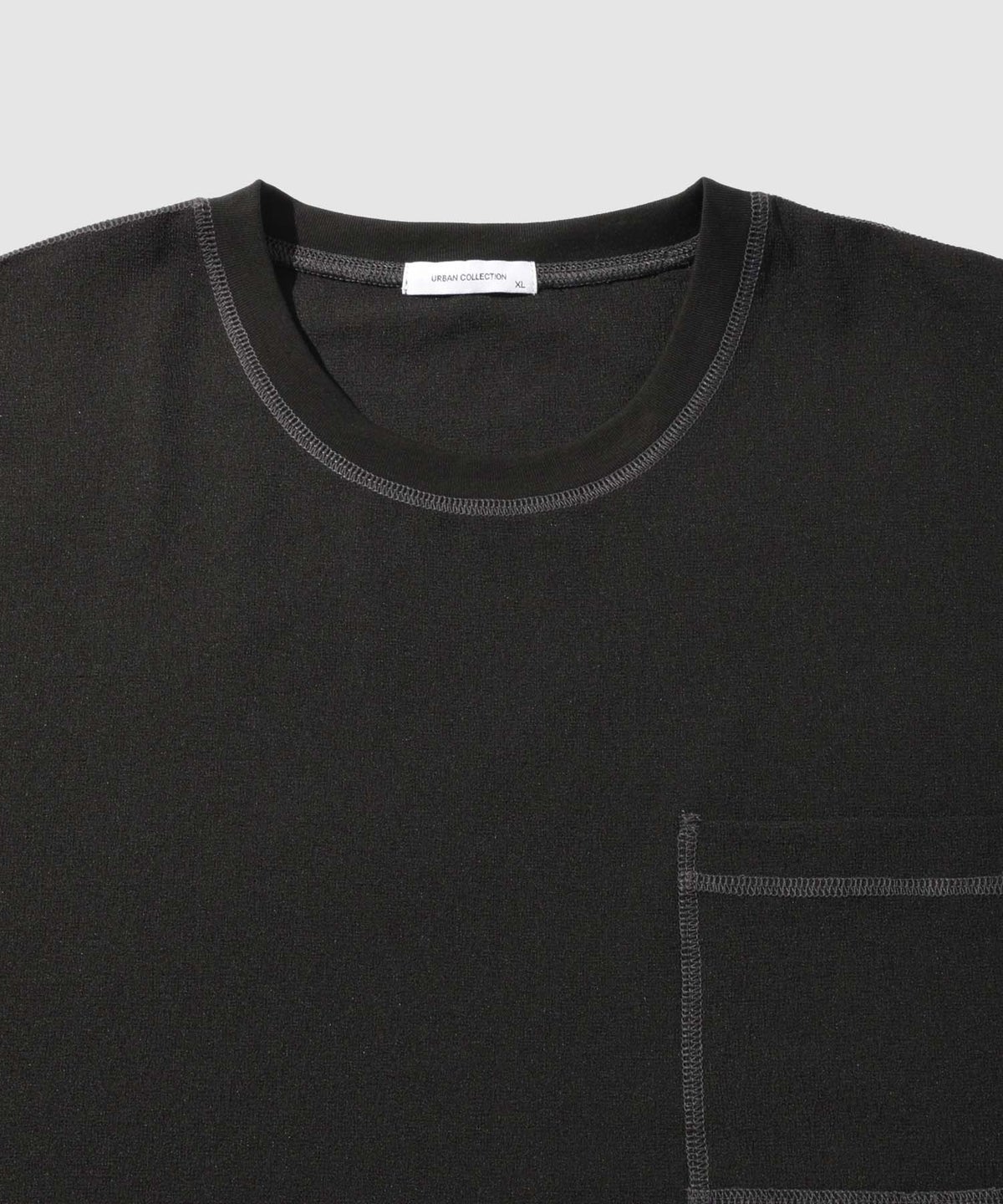 URBAN COLLECTION メッシュ配色オーバーサイズクルーネックTシャツ メンズ メール便 対応商品
