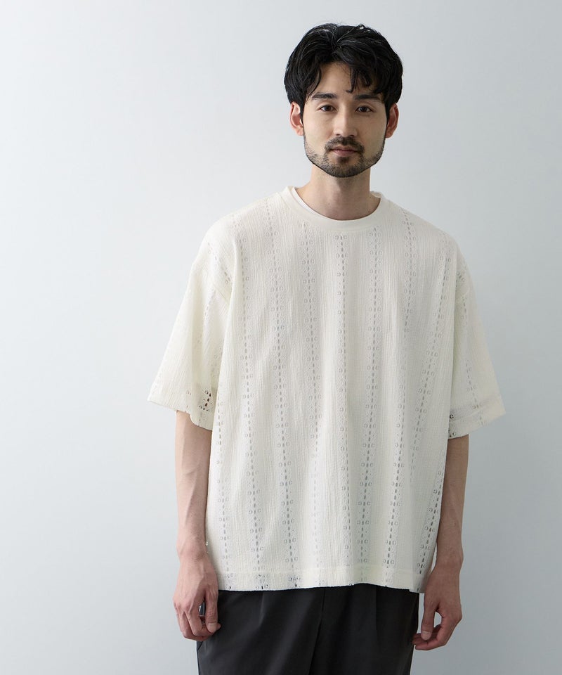 URBAN COLLECTION  オーバーサイズ透かし編みアンサンブル メンズ メール便 対応商品商品画像-1