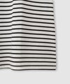 NAVY  SARARI 袖配色プレーティング クルーネック Tシャツ レディース メール便 対応商品商品サムネイル-7