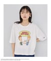 DISCUS BEAVIS AND BUTT-HEADコラボ アソートグラフィックプリント クルーネック半袖Tシャツ レディース メール便 対応商品商品サムネイル-1