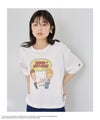 DISCUS BEAVIS AND BUTT-HEADコラボ アソートグラフィックプリント クルーネック半袖Tシャツ レディース メール便 対応商品商品サムネイル-3