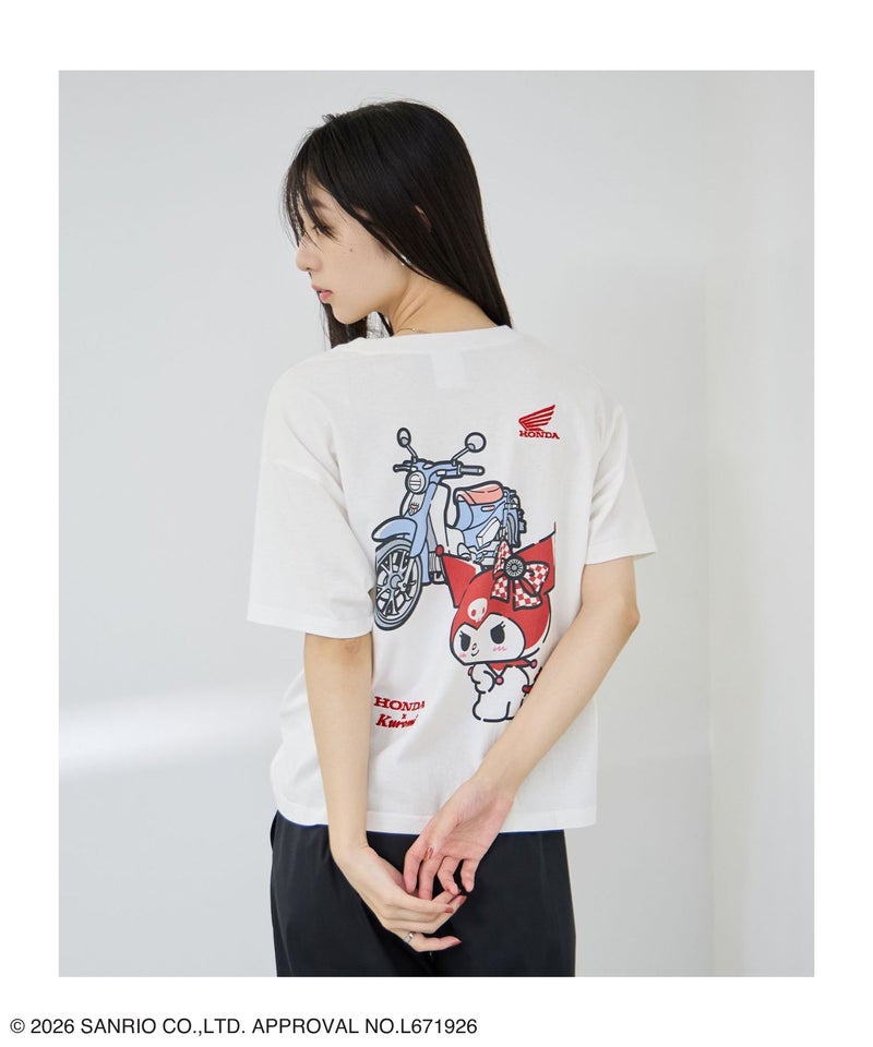 Honda×サンリオキャラクターズ クロミ Tシャツ レディース メール便 対応商品商品画像-2