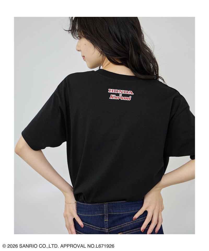 Honda×サンリオキャラクターズ クロミ Tシャツ レディース メール便 対応商品商品画像-5