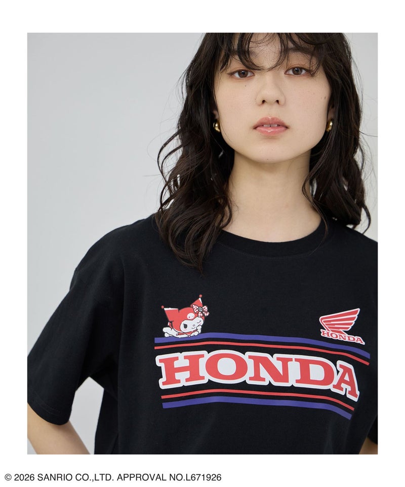 Honda×サンリオキャラクターズ クロミ Tシャツ レディース メール便 対応商品商品画像-6