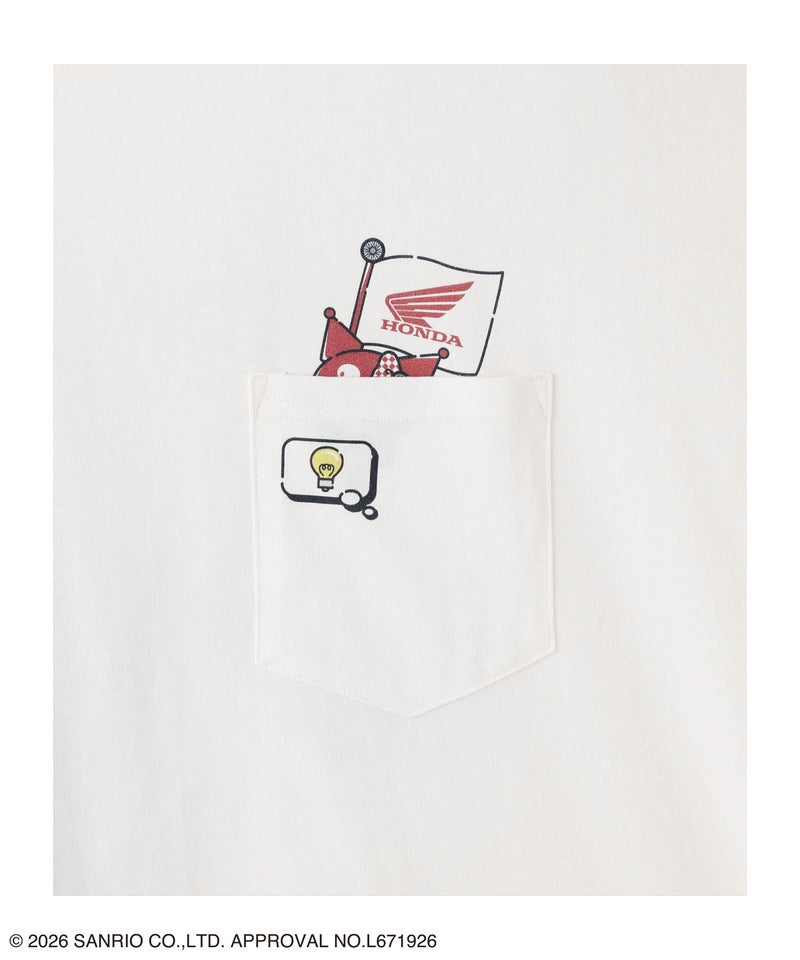 Honda×サンリオキャラクターズ クロミ Tシャツ レディース メール便 対応商品商品画像-8