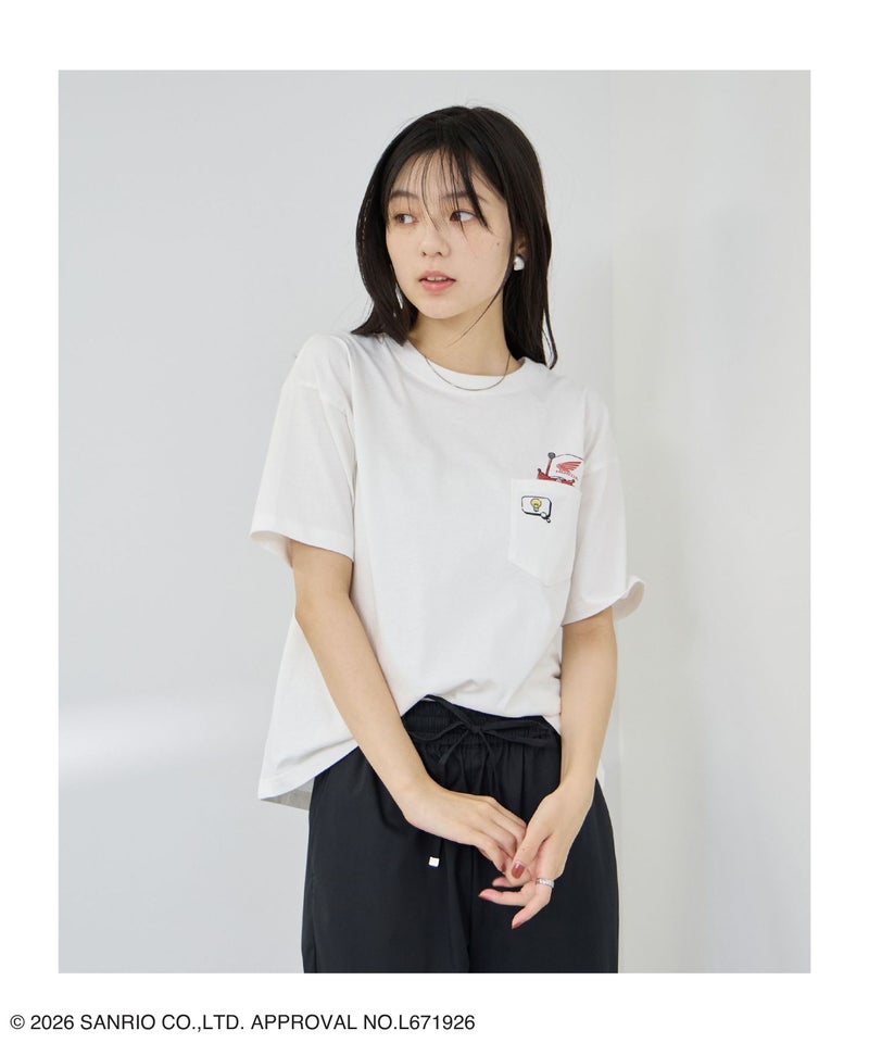 Honda×サンリオキャラクターズ クロミ Tシャツ レディース メール便 対応商品商品画像-11