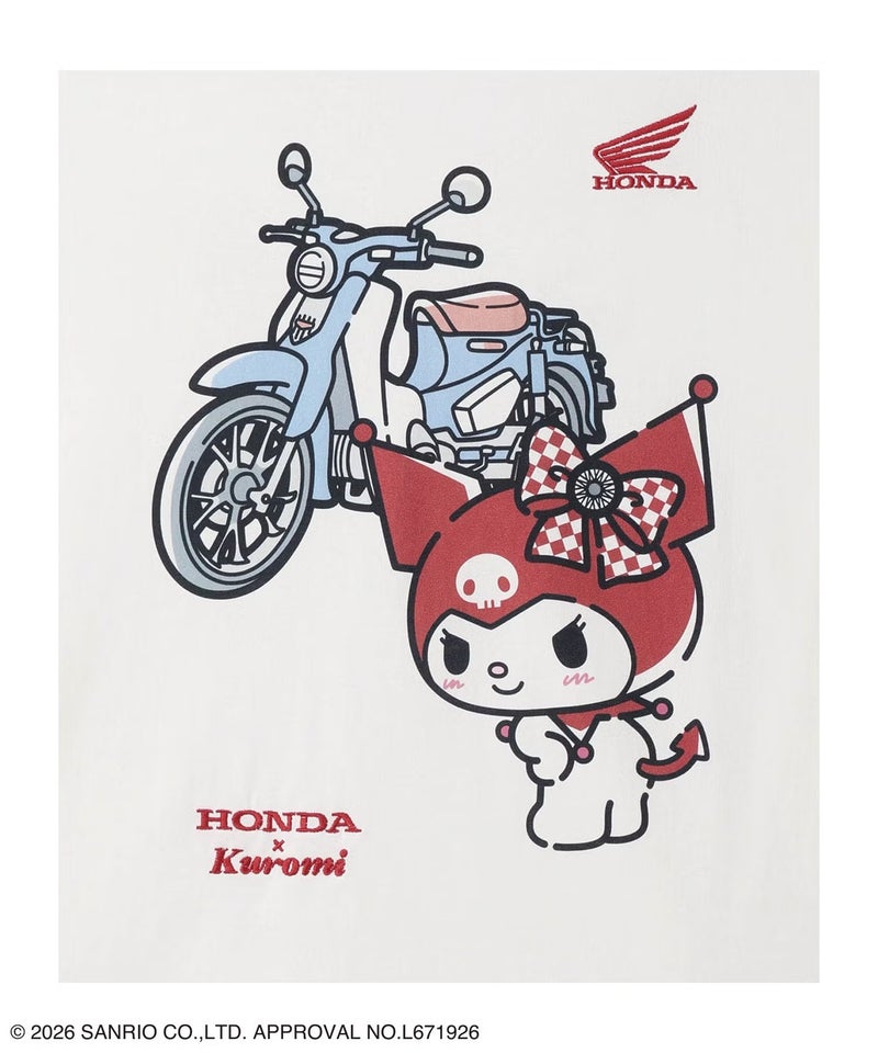 Honda×サンリオキャラクターズ クロミ Tシャツ レディース メール便 対応商品商品画像-22