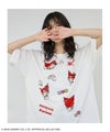 Honda×サンリオキャラクターズ クロミ オーバーサイズTシャツ レディース メール便 対応商品商品サムネイル-1