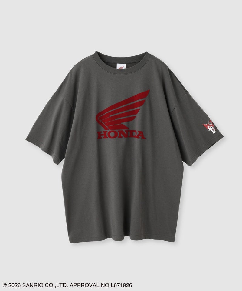 Honda×サンリオキャラクターズ クロミ オーバーサイズTシャツ レディース メール便 対応商品商品画像-2