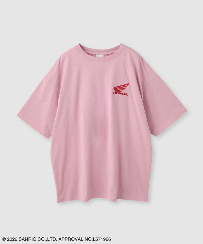 Honda×サンリオキャラクターズ クロミ オーバーサイズTシャツ レディース メール便 対応商品商品画像-3