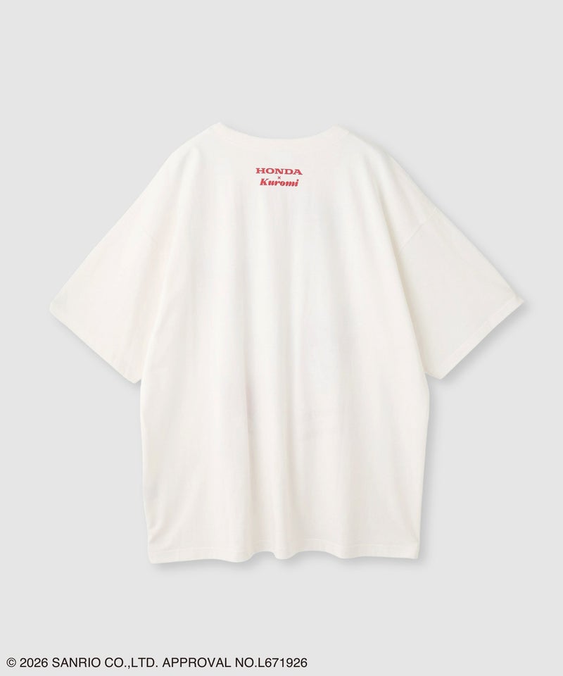 Honda×サンリオキャラクターズ クロミ オーバーサイズTシャツ レディース メール便 対応商品商品画像-4